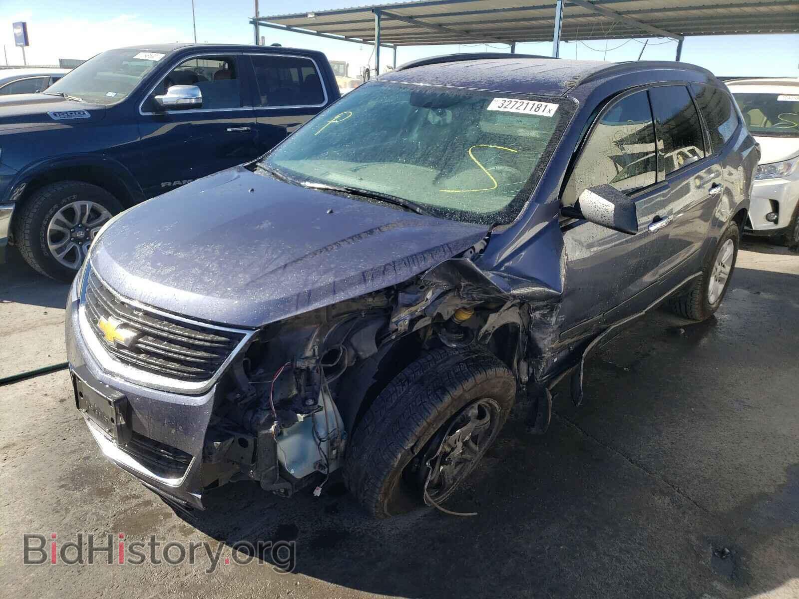 2014 CHEVROLET TRAVERSE - VIN: 1GNKRFKD1EJ231774 - Фото 2