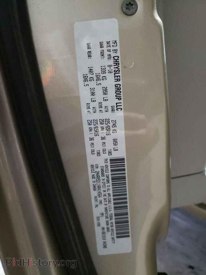 2010 CHRYSLER MINIVAN - VIN: 2A4RR5D11AR414564 - Фото 10