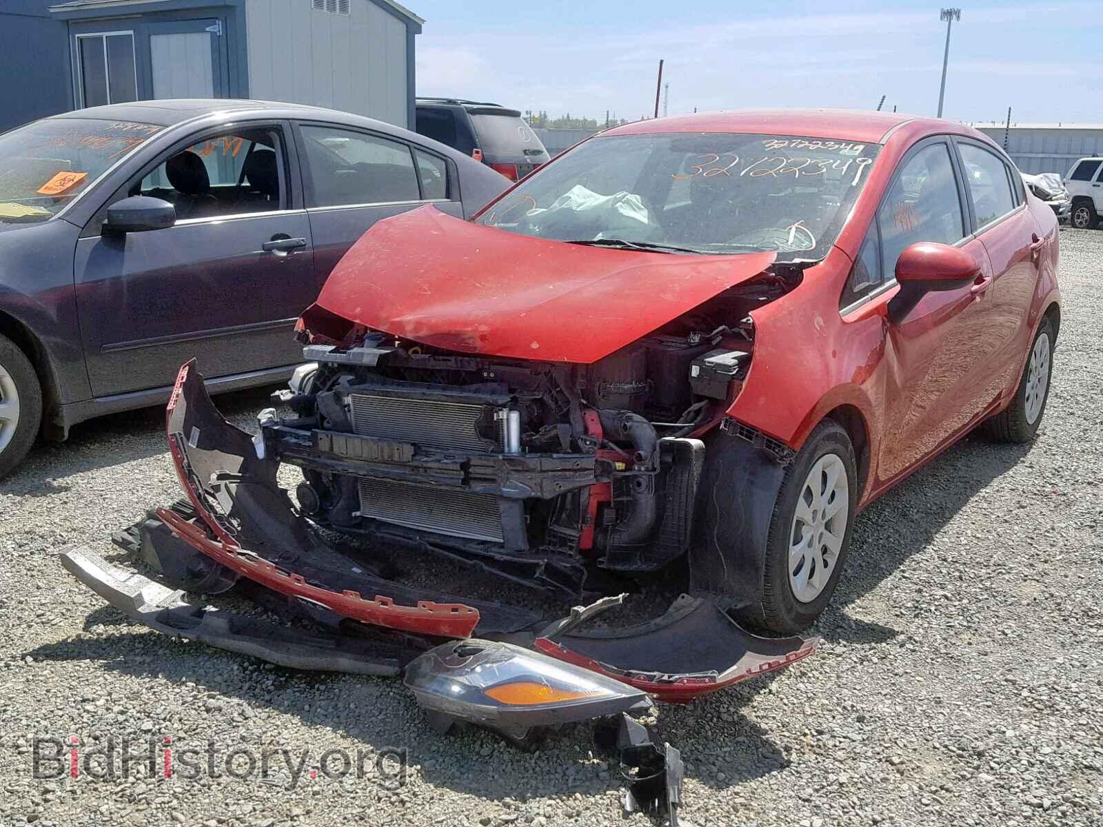 2014 KIA RIO - VIN: KNADM4A30E6333533 - Фото 2