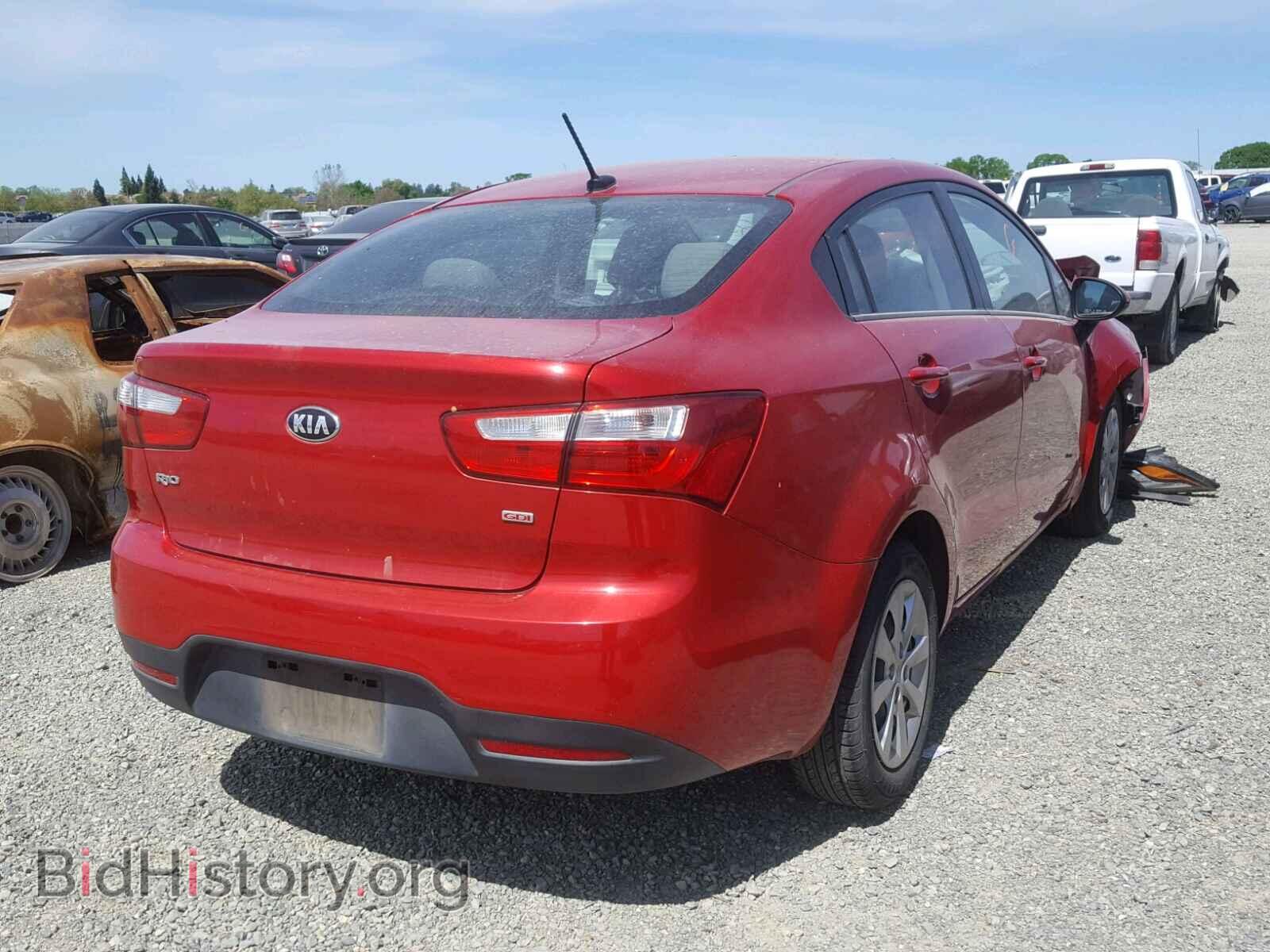 2014 KIA RIO - VIN: KNADM4A30E6333533 - Фото 4