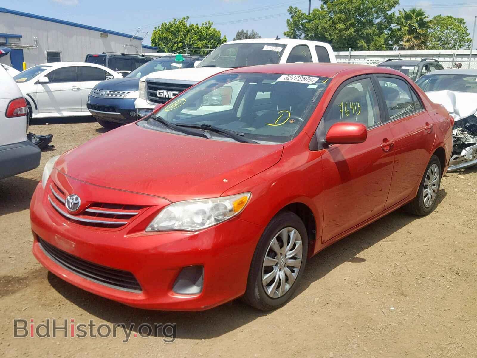 2013 TOYOTA COROLLA BA - VIN: 2T1BU4EE7DC956113 - Фото 2