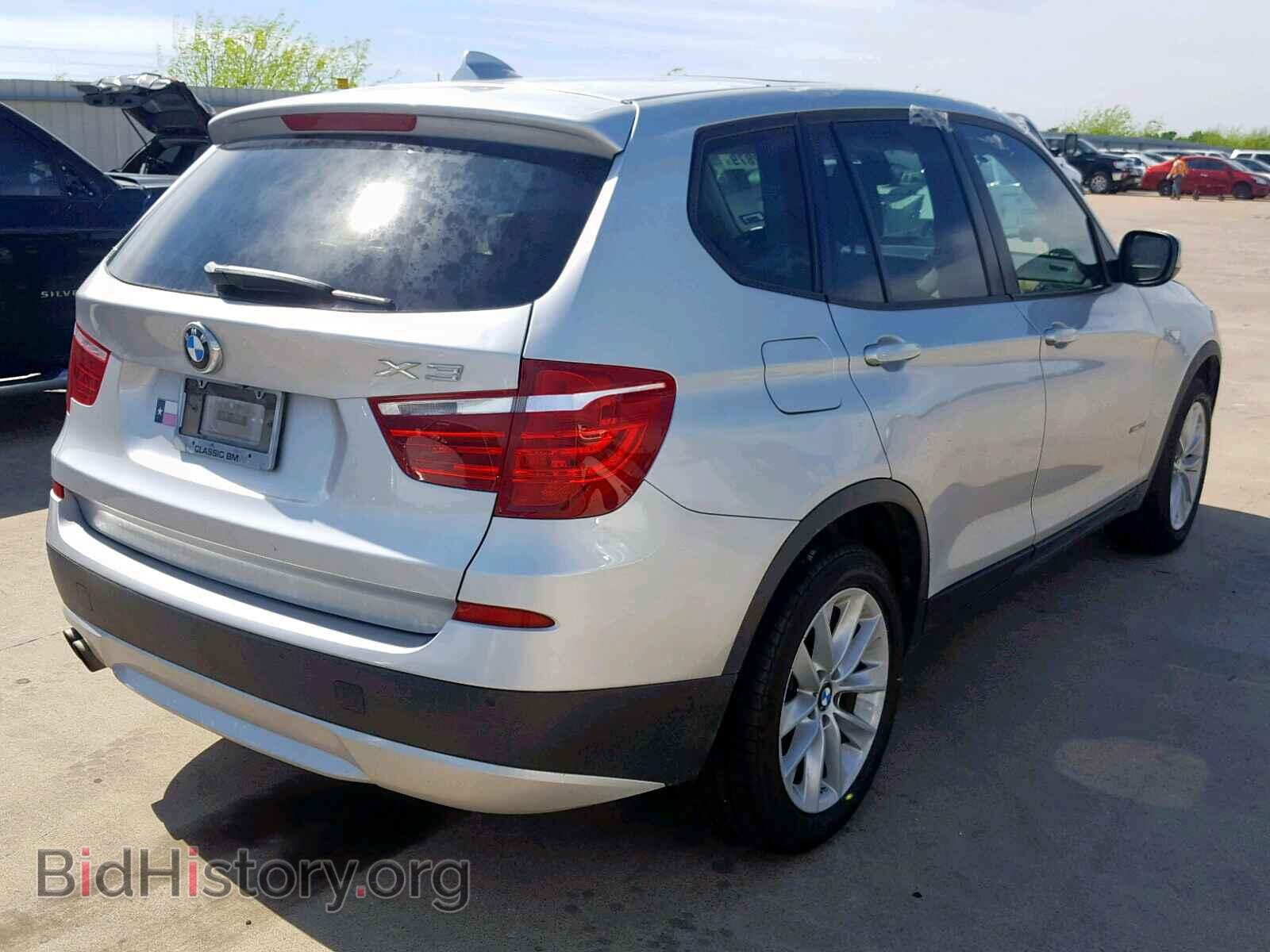 2013 BMW X3 - VIN: 5UXWX9C54D0D02092 - Фото 4