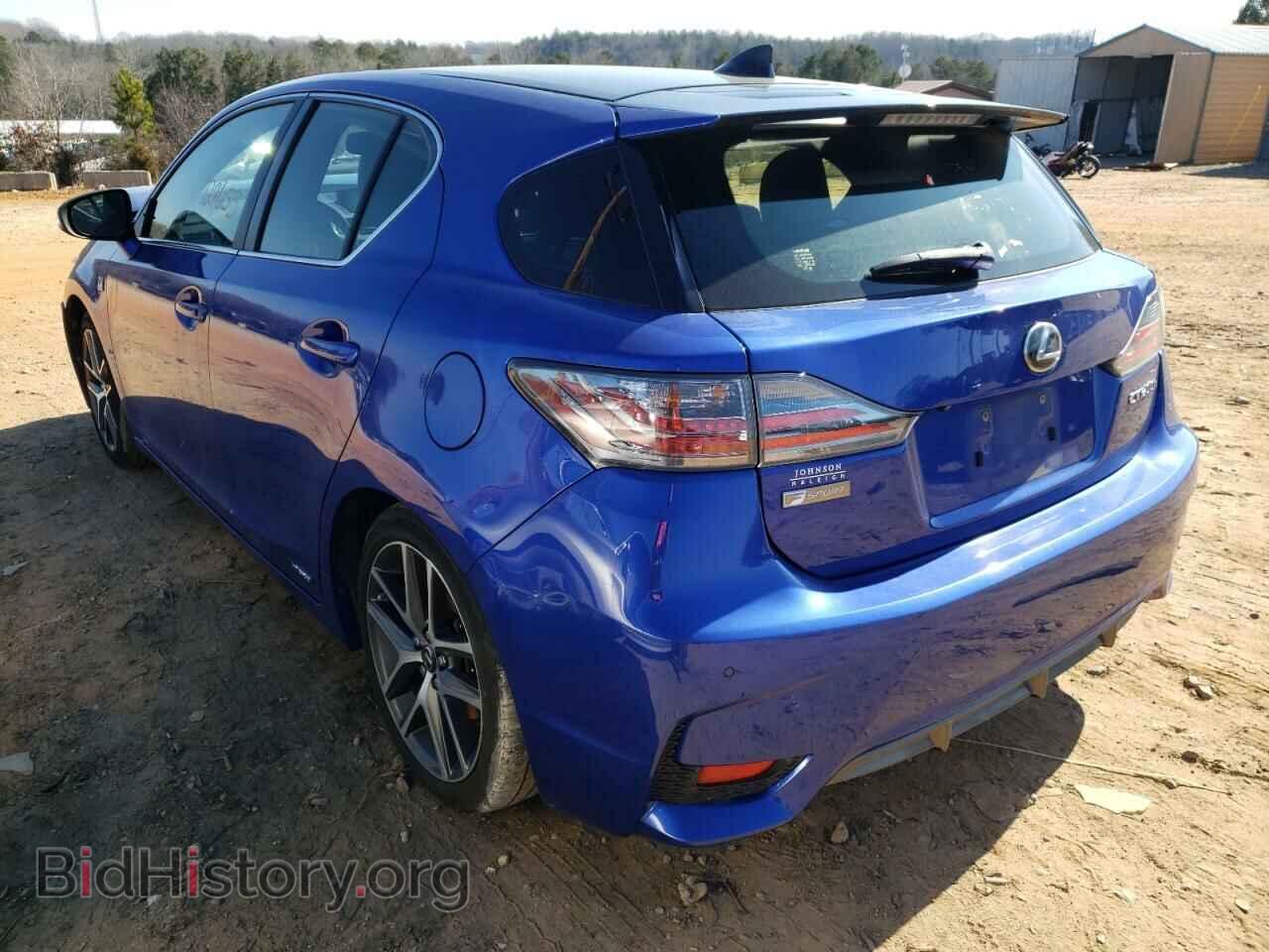 2016 LEXUS CT 200 - VIN: JTHKD5BH2G2260605 - Фото 3