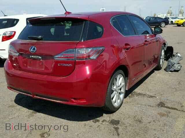 2012 LEXUS CT 200 - VIN: JTHKD5BH7C2091823 - Фото 4