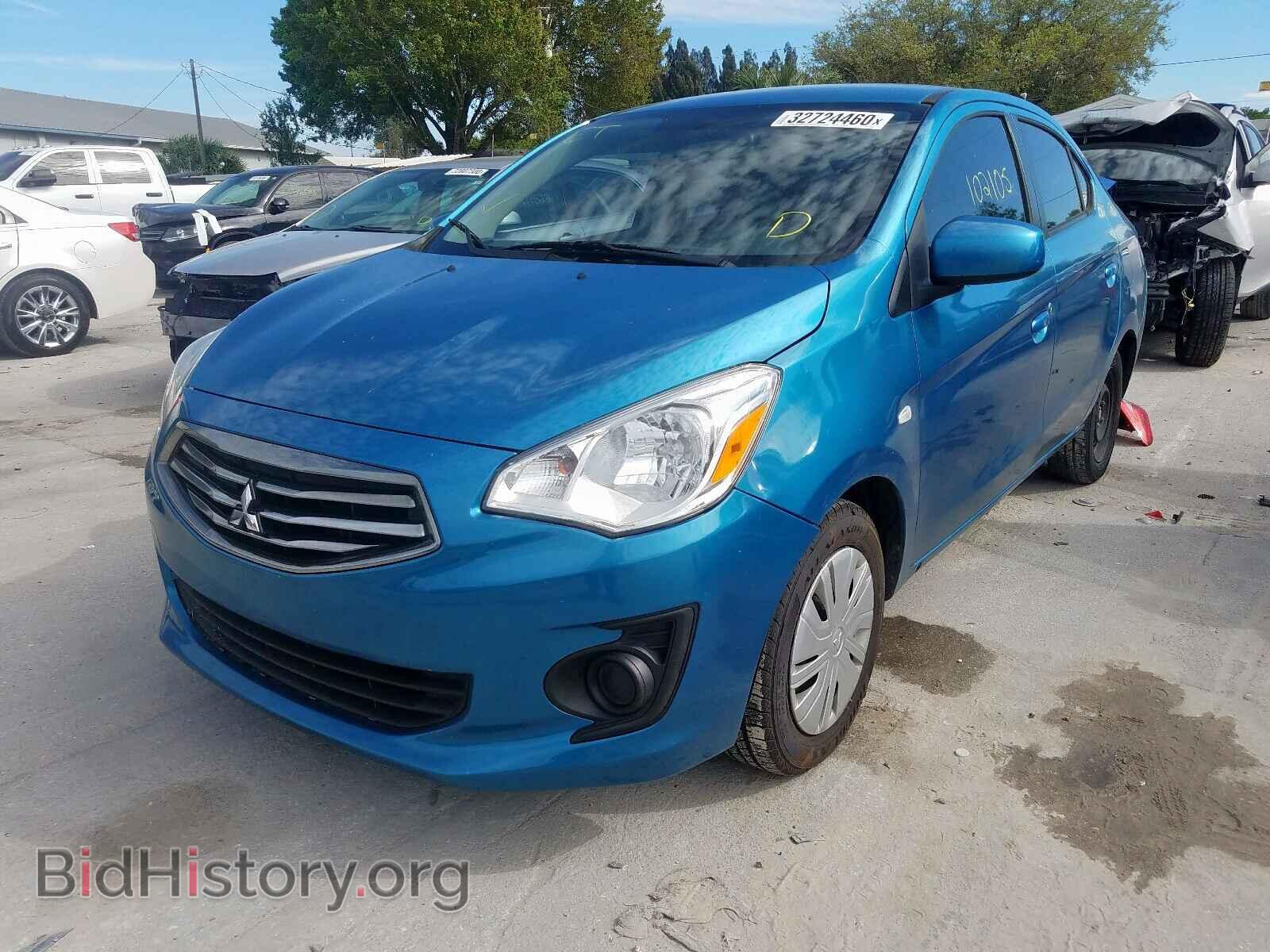 2017 MITSUBISHI MIRAGE - VIN: ML32F3FJ6HHF10087 - Фото 2