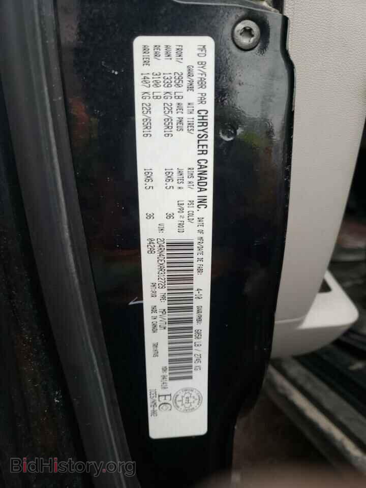 2010 DODGE GRAND CARA - VIN: 2D4RN4DEXAR312729 - Фото 10