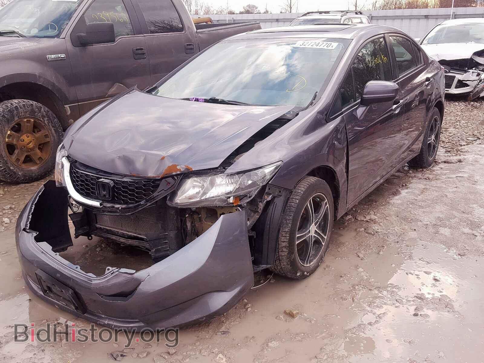 2014 HONDA CIVIC - VIN: 2HGFB2F55EH038430 - Фото 2