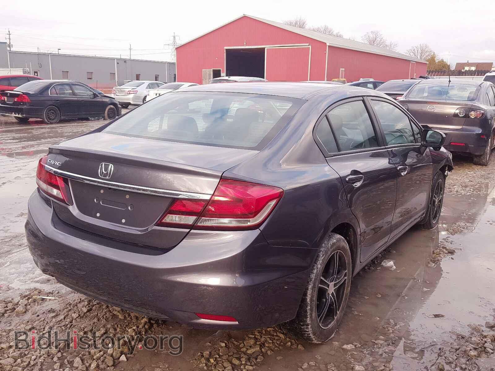 2014 HONDA CIVIC - VIN: 2HGFB2F55EH038430 - Фото 4