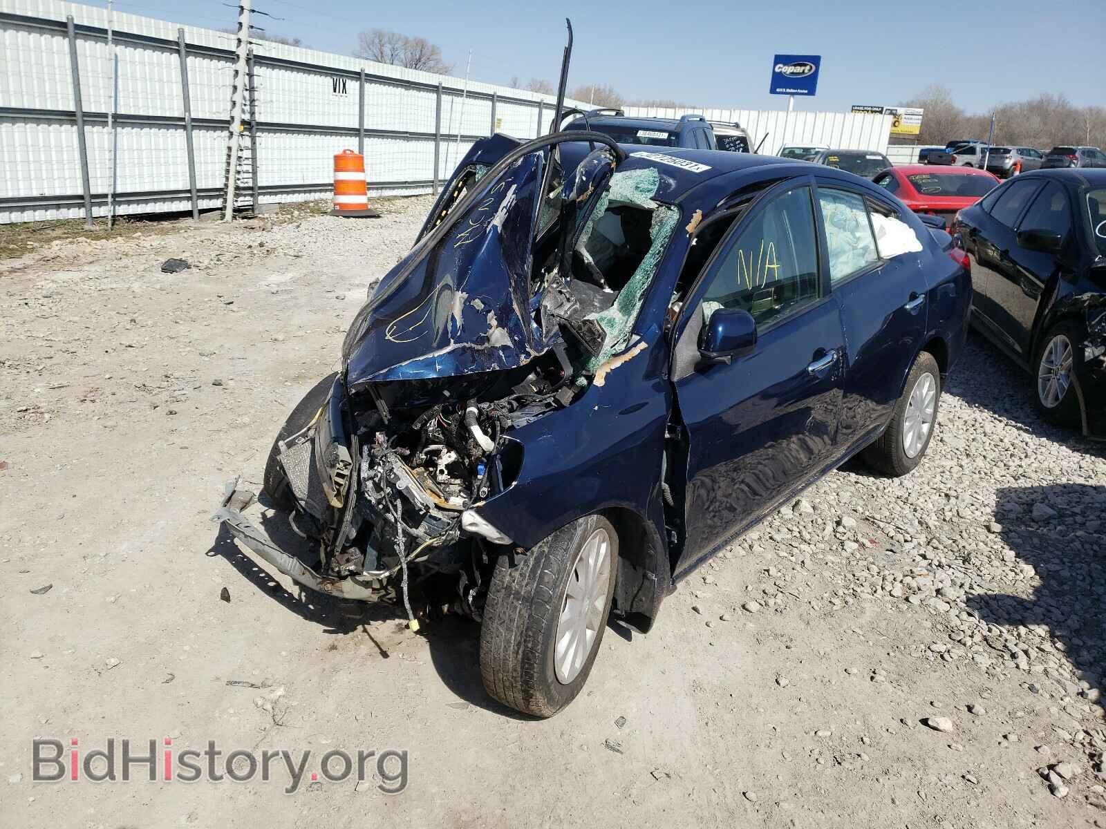 2014 NISSAN VERSA - VIN: 3N1CN7AP3EL808424 - Фото 2