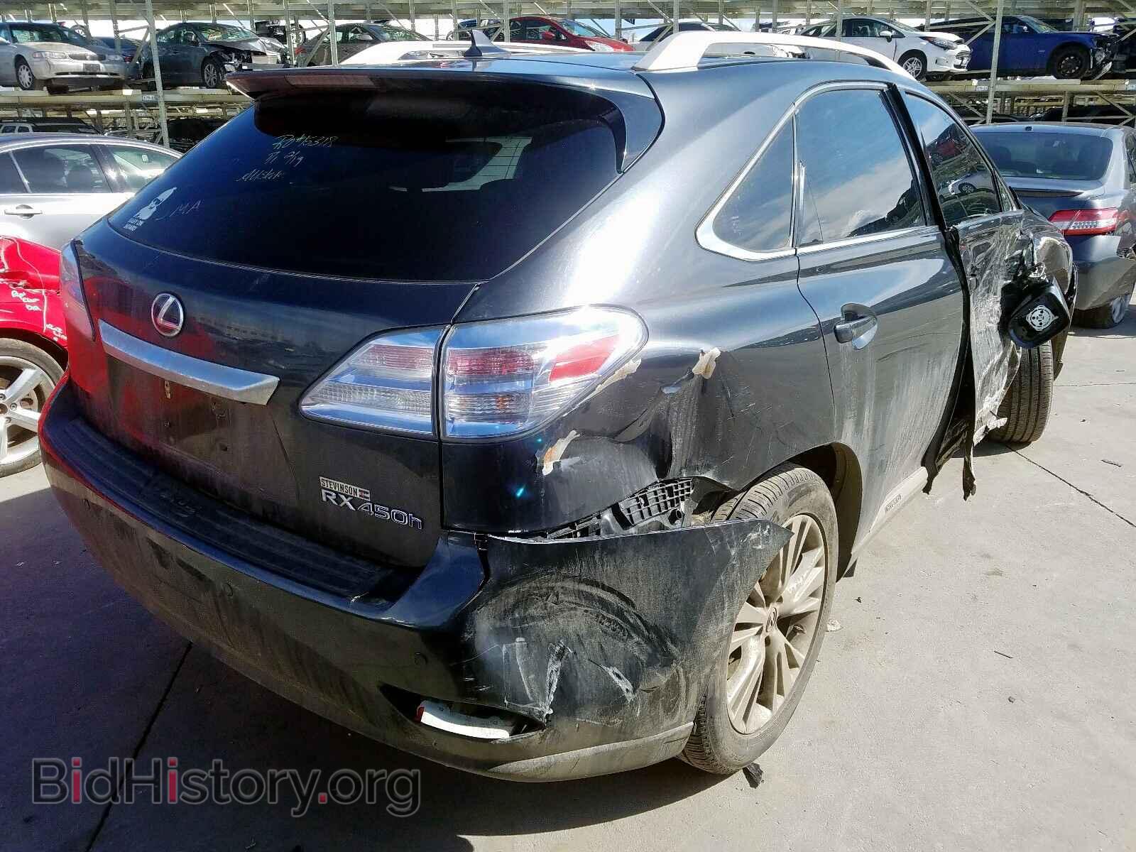 2011 LEXUS RX450 - VIN: JTJBC1BA2B2035848 - Фото 4