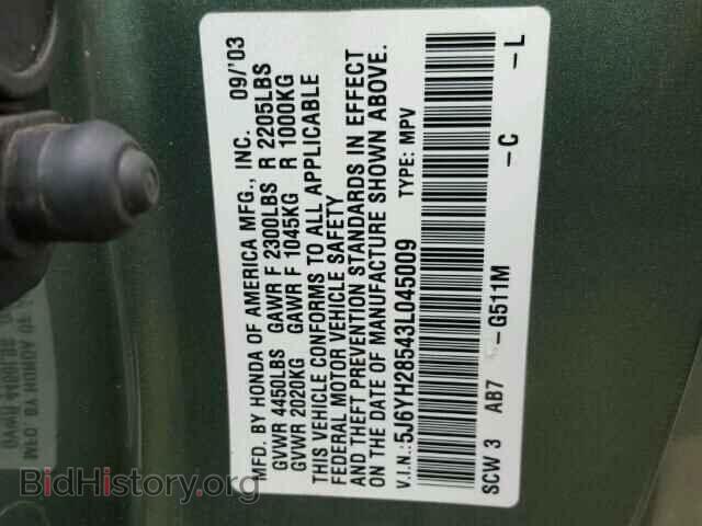 2003 HONDA ELEMENT - VIN: 5J6YH28543L045009 - Photo 10