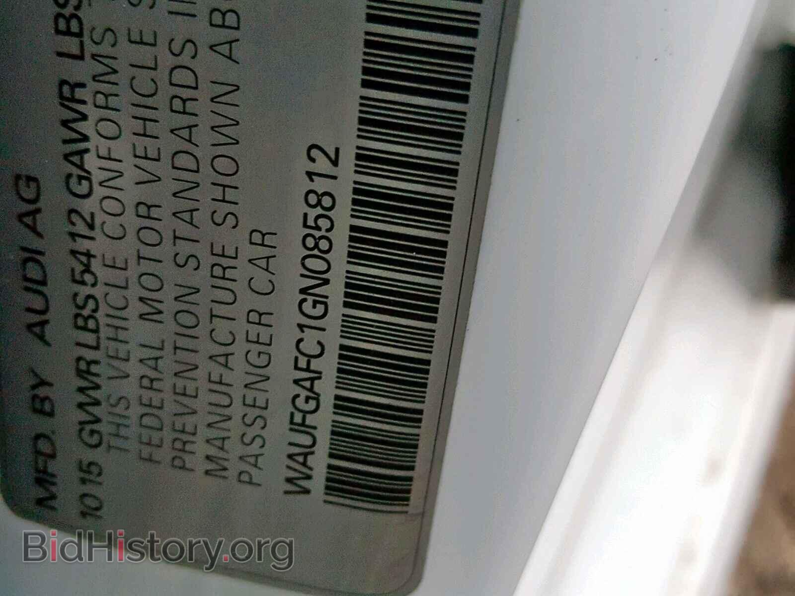 2016 AUDI A6 - VIN: WAUFGAFC1GN085812 - Фото 10