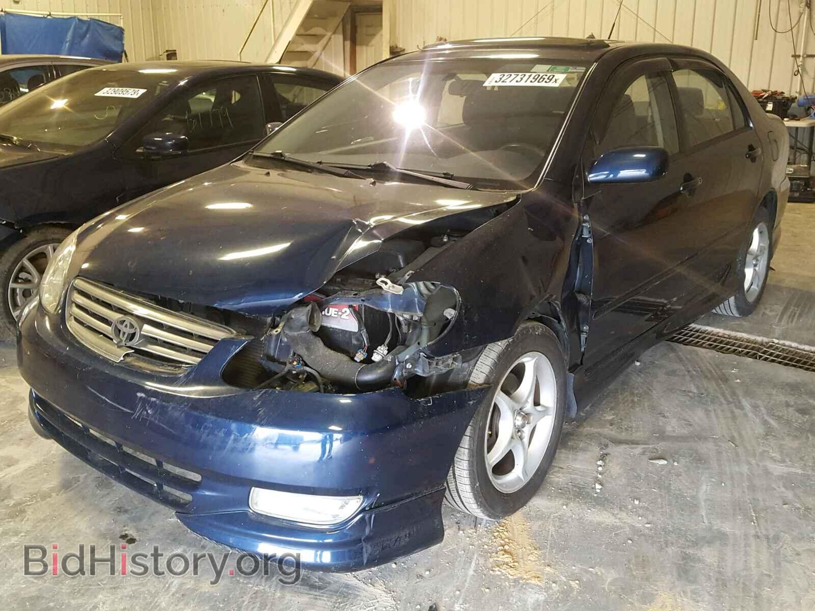 2003 TOYOTA COROLLA - VIN: 2T1BR32E73C077452 - Фото 2