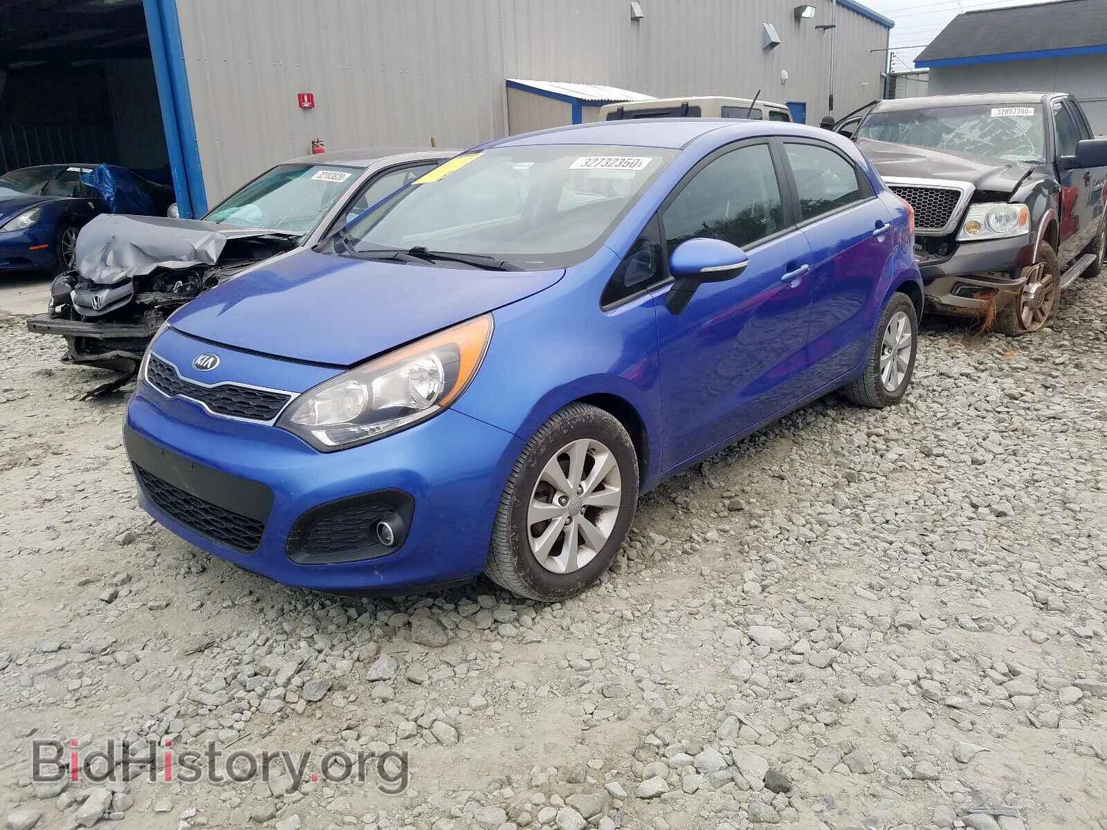 2013 KIA RIO - VIN: KNADN5A31D6187600 - Фото 2