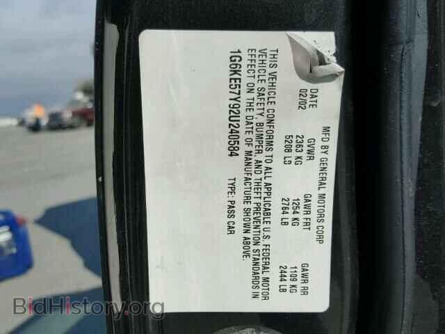 2002 CADILLAC DEVILLE - VIN: 1G6KE57Y92U240584 - Photo 10