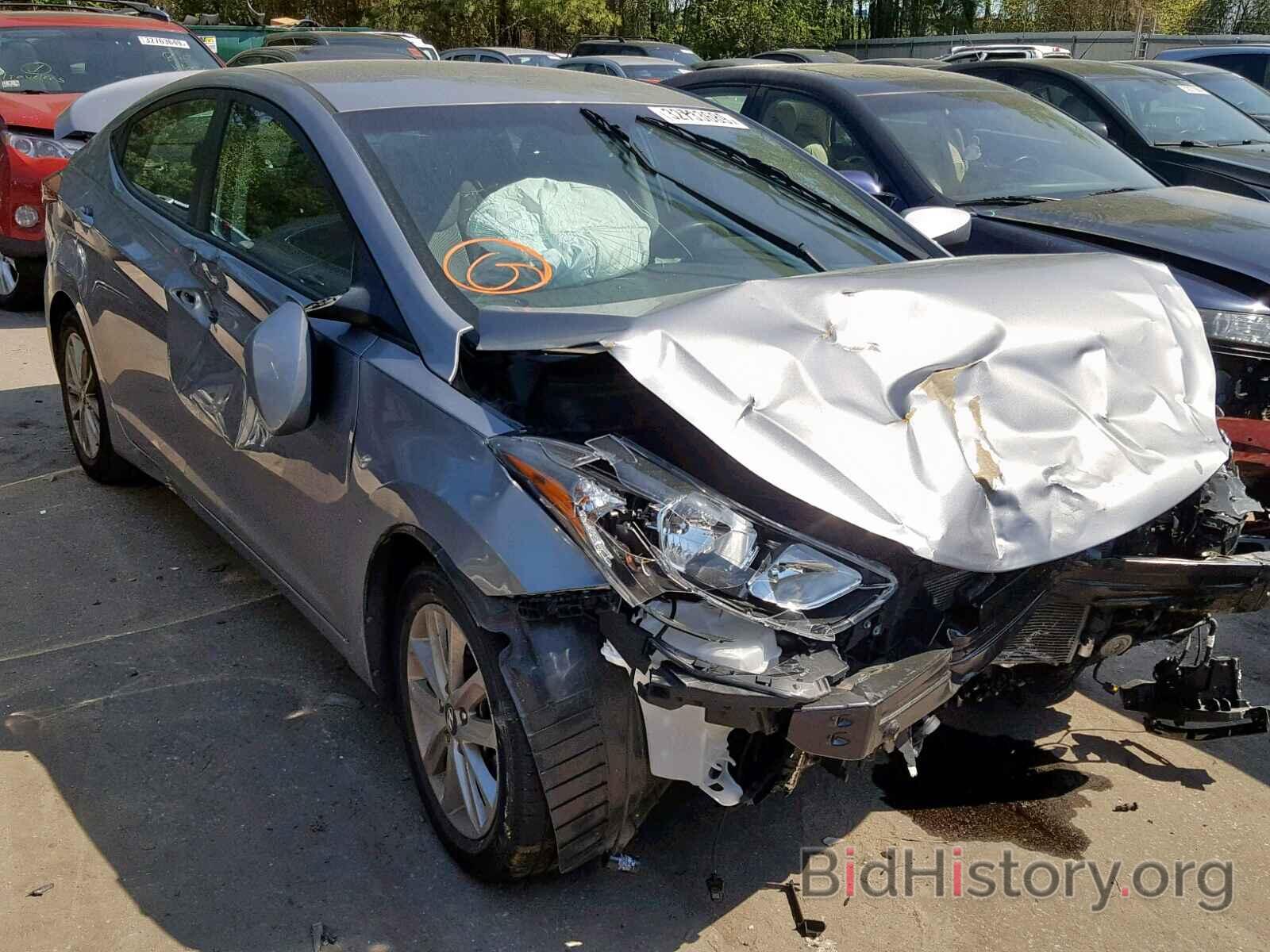 Photo KMHDH4AE3GU480187 - HYUNDAI ELANTRA 2016