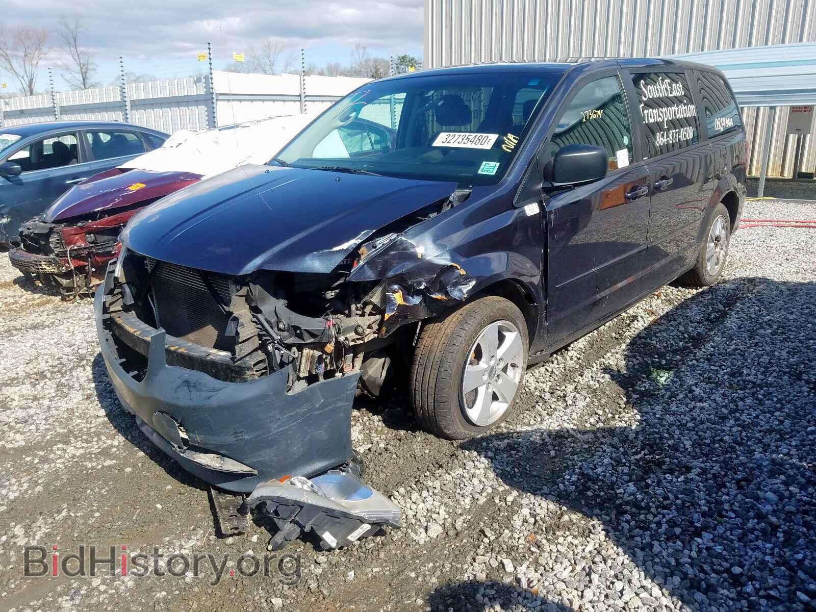 2013 DODGE CARAVAN - VIN: 2C4RDGBG4DR656079 - Фото 2