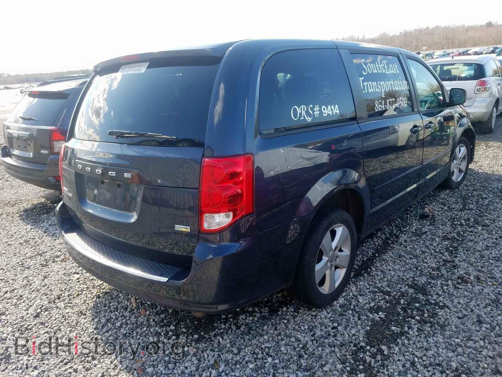 2013 DODGE CARAVAN - VIN: 2C4RDGBG4DR656079 - Фото 4