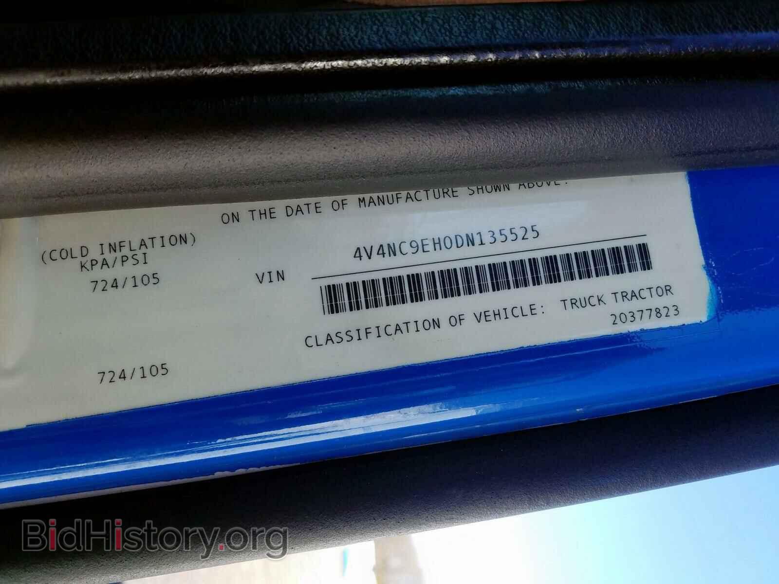 2013 VOLVO VN - VIN: 4V4NC9EH0DN135525 - Фото 10