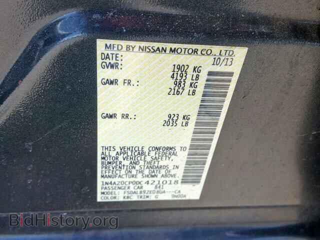 2013 NISSAN LEAF - VIN: 1N4AZ0CP0DC421018 - Фото 10