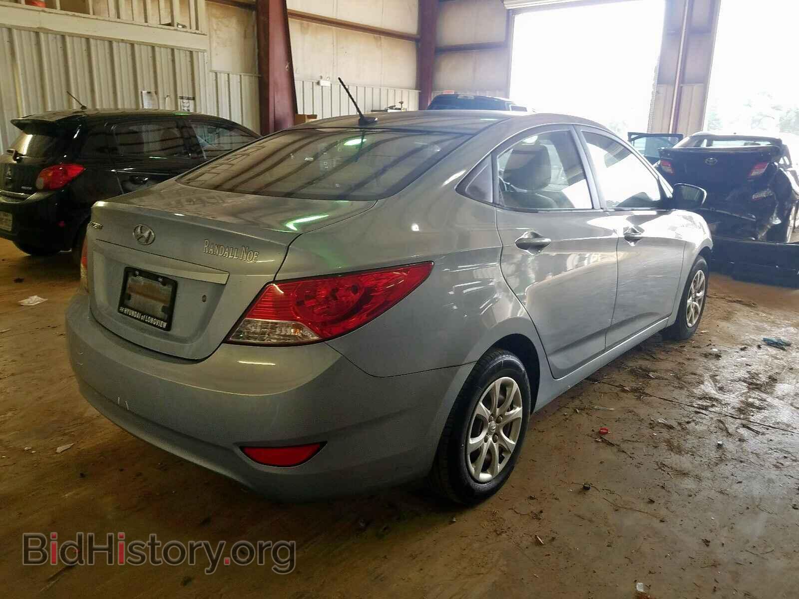 2013 HYUNDAI ACCENT - VIN: KMHCT4AE1DU390588 - Фото 4