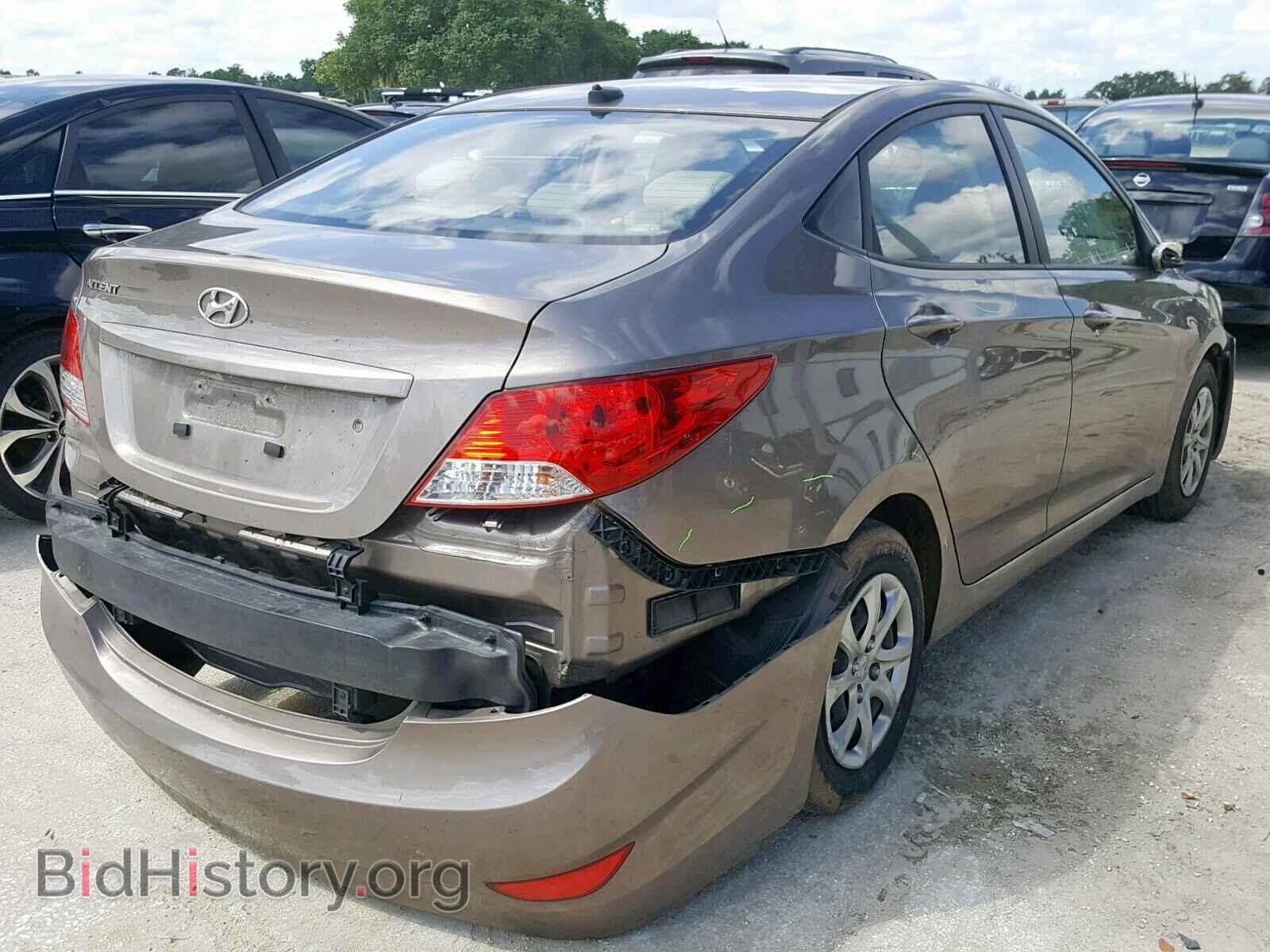 2013 HYUNDAI ACCENT - VIN: KMHCT4AE3DU582532 - Фото 4
