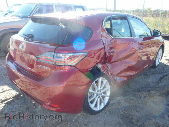 2013 LEXUS CT 200 - VIN: JTHKD5BH8D2142778 - Фото 4