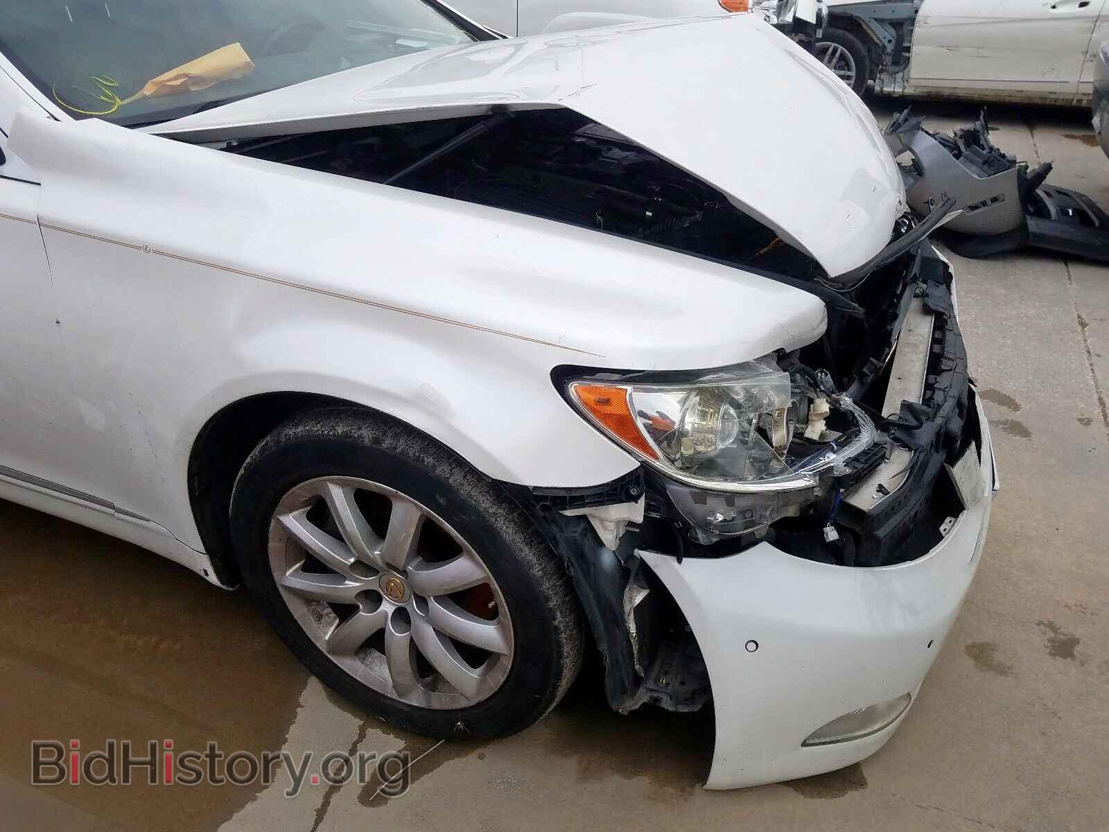 2007 LEXUS LS460 - VIN: JTHBL46F775037383 - Фото 9