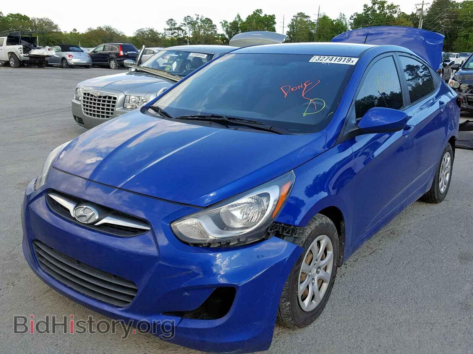 2013 HYUNDAI ACCENT - VIN: KMHCT4AE8DU487822 - Фото 2
