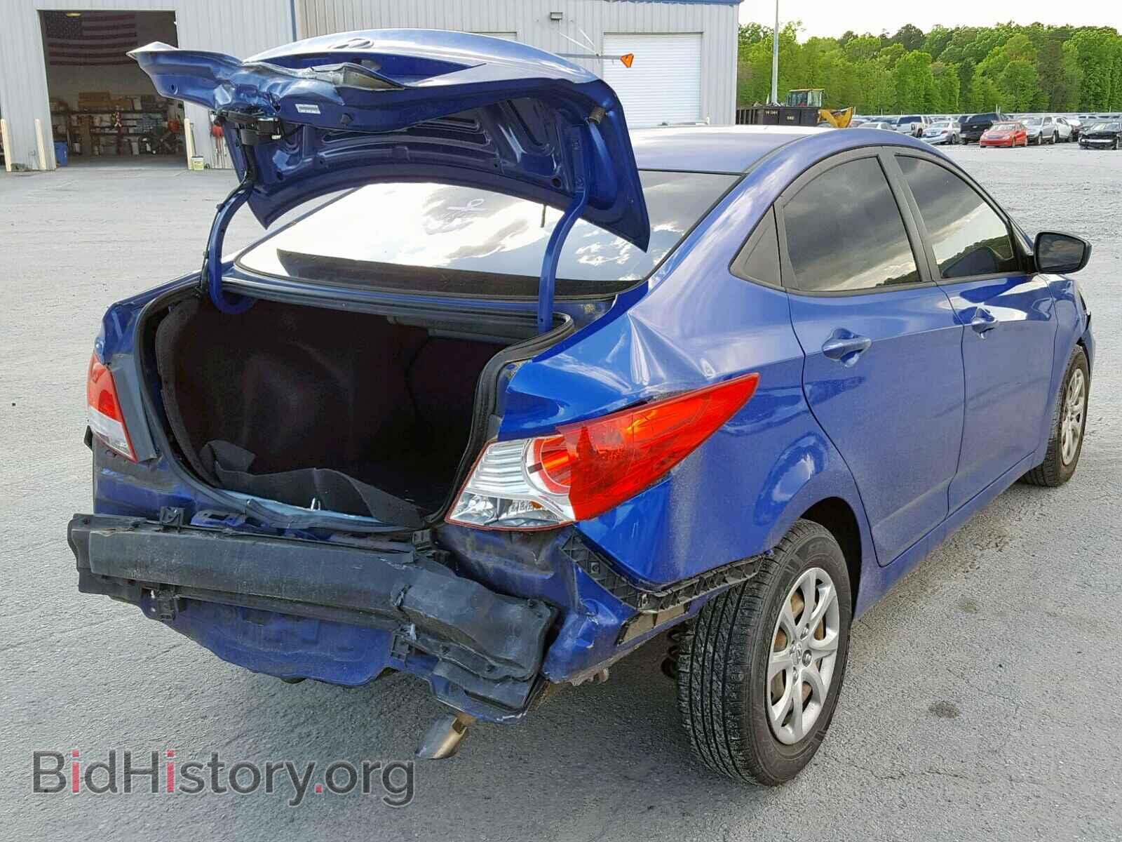 2013 HYUNDAI ACCENT - VIN: KMHCT4AE8DU487822 - Фото 4