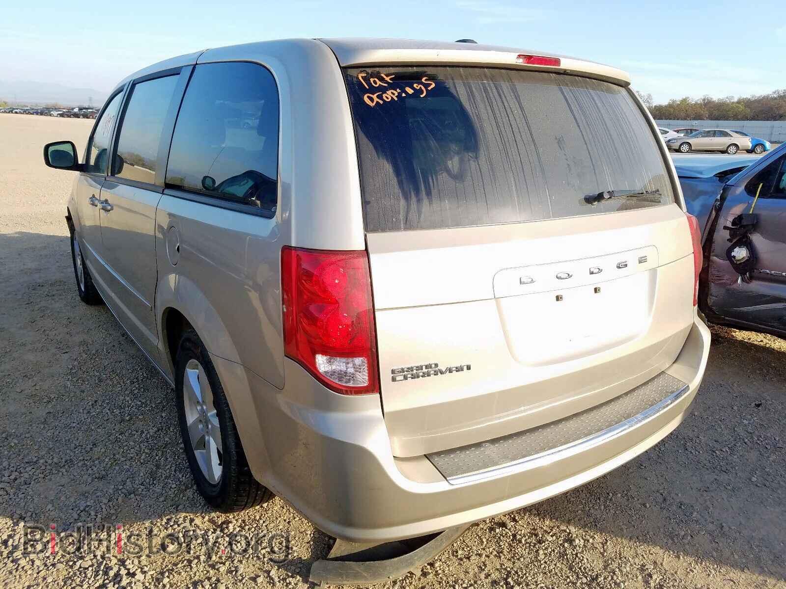 2013 DODGE CARAVAN - VIN: 2C4RDGBG3DR619444 - Фото 3