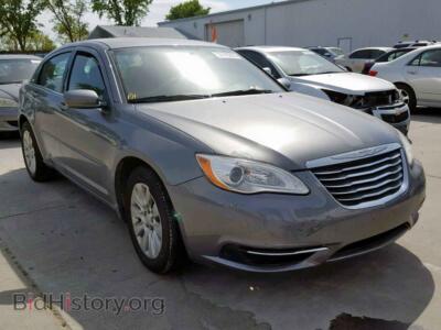 2012 Chrysler 200 200 LX, charcoal — VIN 1C3CCBABXCN271448, Copart