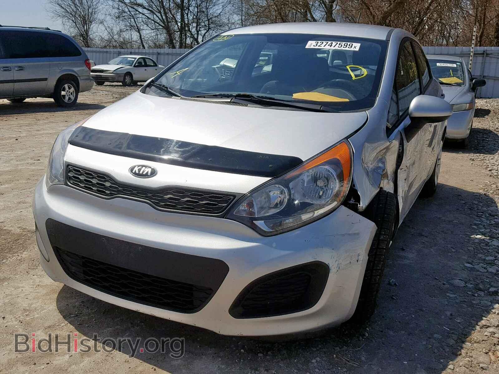 2014 KIA RIO - VIN: KNADM5A38E6901078 - Фото 2