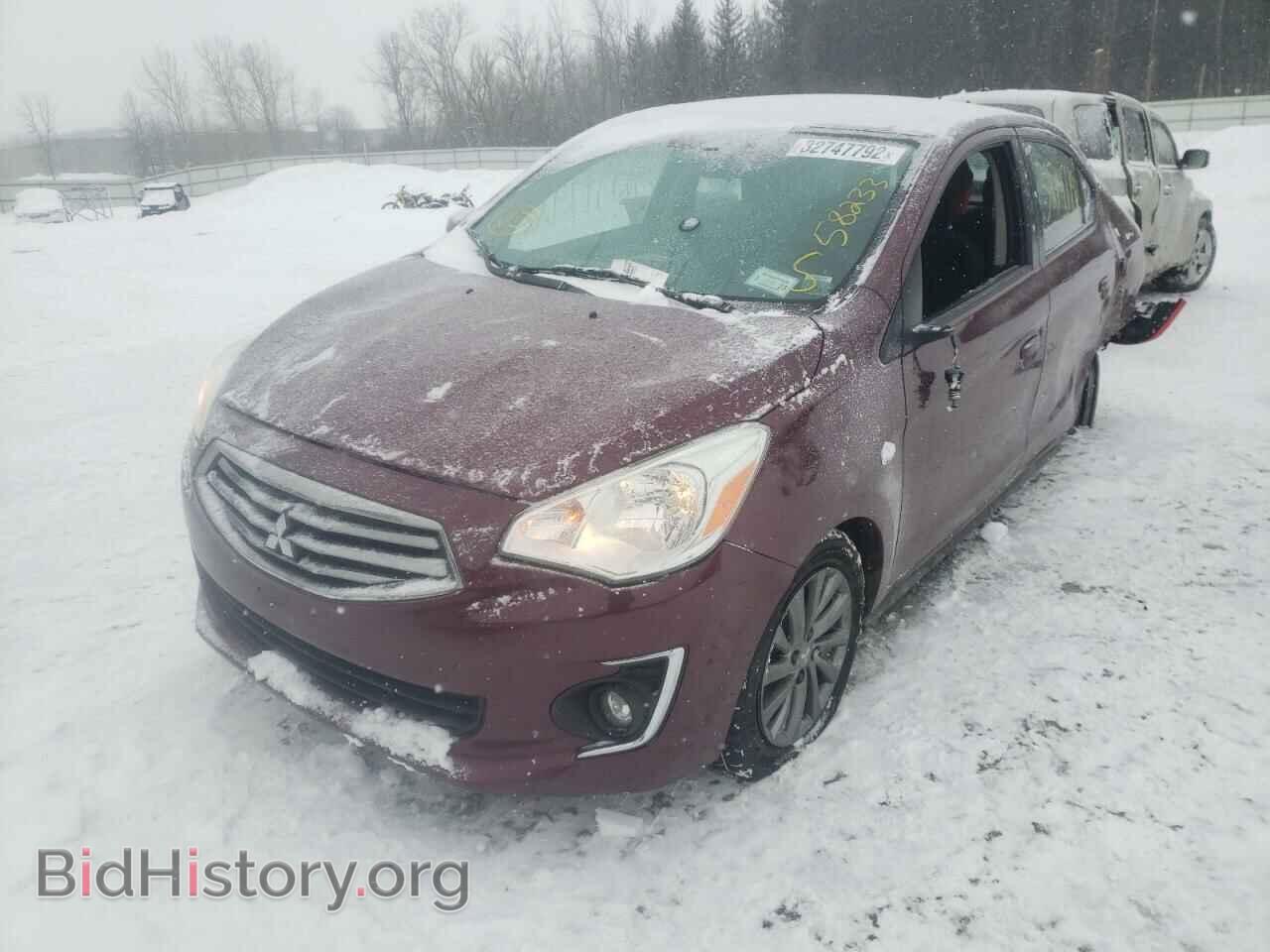 2019 MITSUBISHI MIRAGE - VIN: ML32F4FJ0KHF04590 - Фото 2