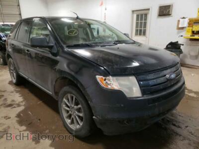 2008 Ford EDGE Edge SEL, черный — VIN 2FMDK38CX8BA74561, Copart