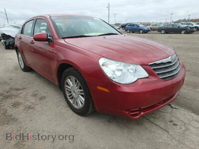 2007 Chrysler SEBRING, красный — VIN 1C3LC46K27N509593, Copart