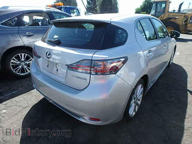 2011 LEXUS CT 200 - VIN: JTHKD5BH1B2036458 - Фото 4