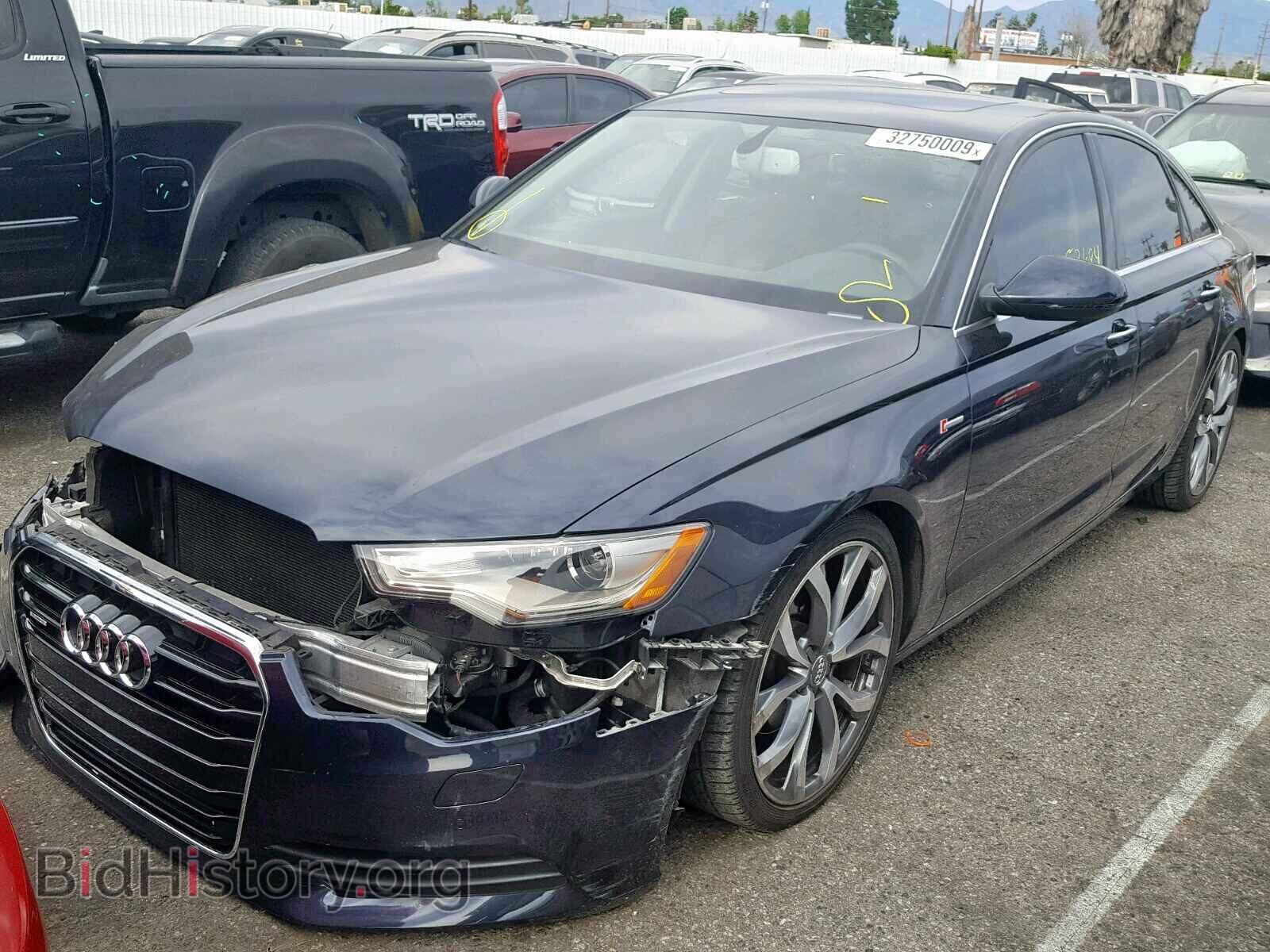 2013 AUDI A6 - VIN: WAUGFAFC8DN017929 - Фото 2