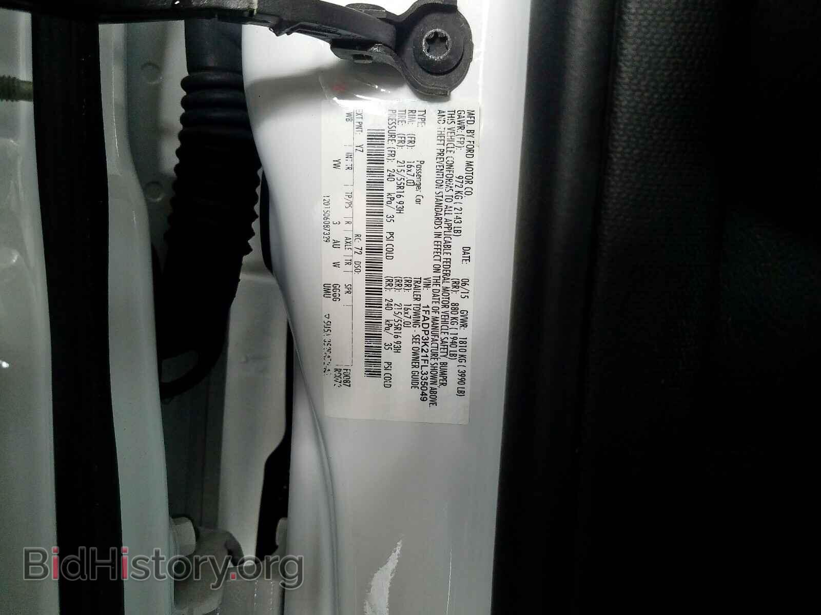 2015 FORD FOCUS - VIN: 1FADP3K21FL335049 - Фото 10