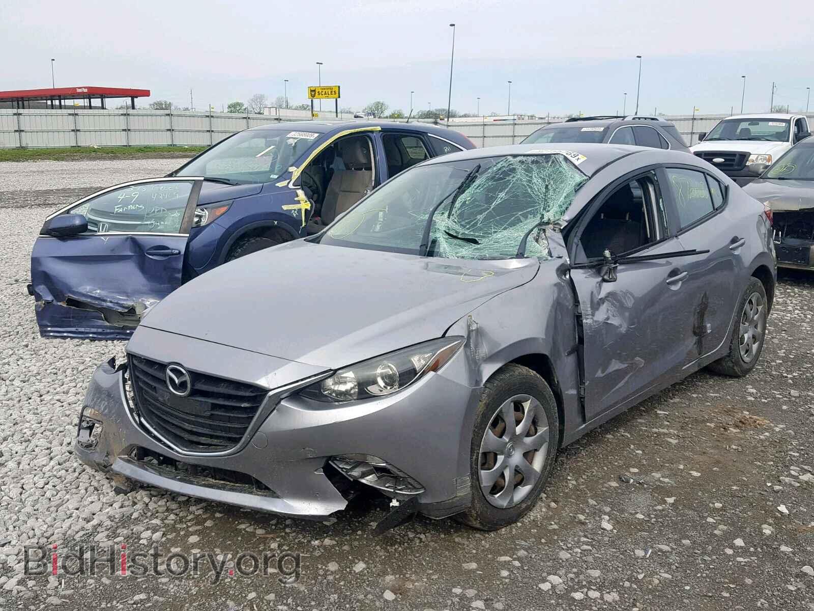 2014 MAZDA 3 - VIN: JM1BM1U74E1112036 - Фото 2