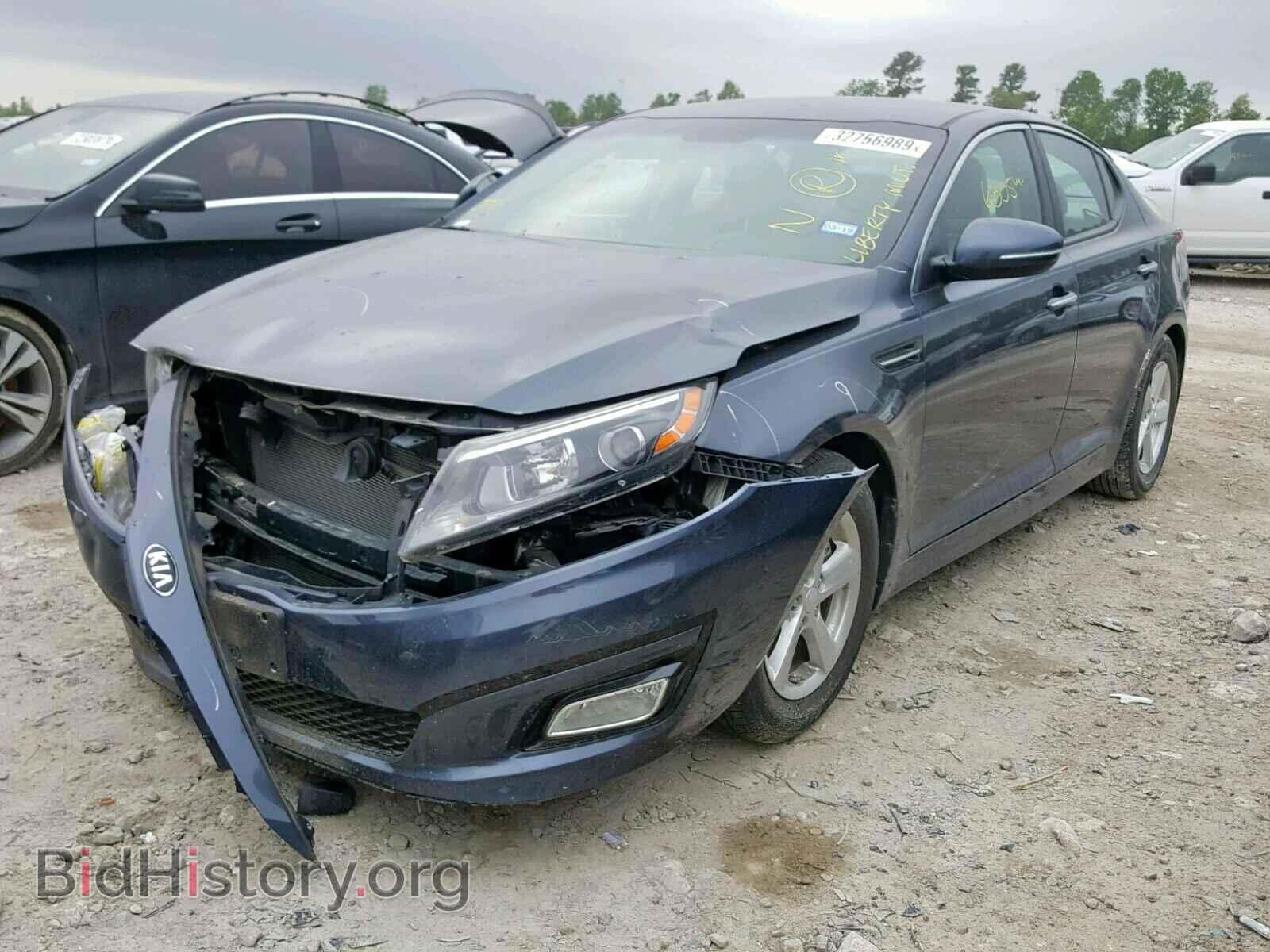 2015 KIA OPTIMA LX - VIN: KNAGM4A76F5558417 - Фото 2