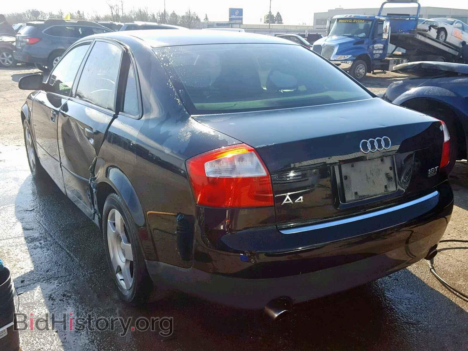2002 AUDI A4 - VIN: WAULC68E62A209146 - Фото 3
