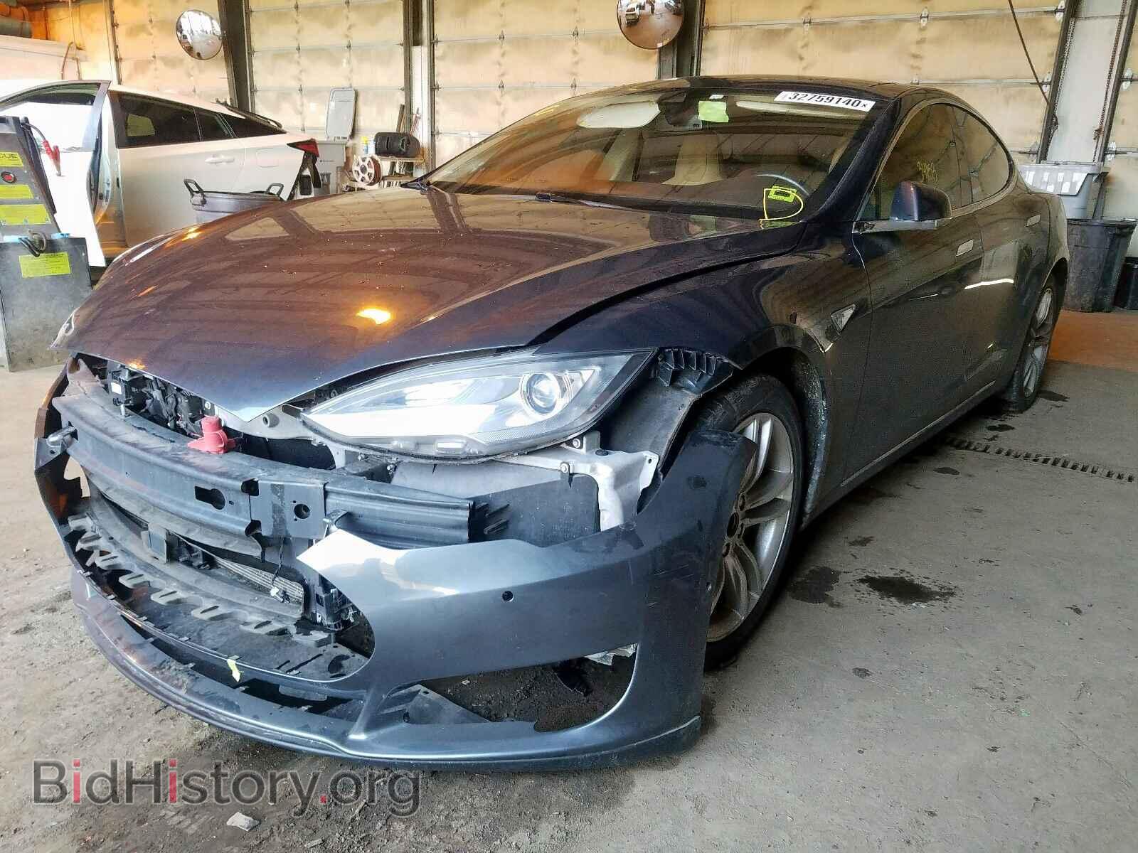 2014 TESLA MODEL S - VIN: 5YJSA1H1XEFP64360 - Фото 2
