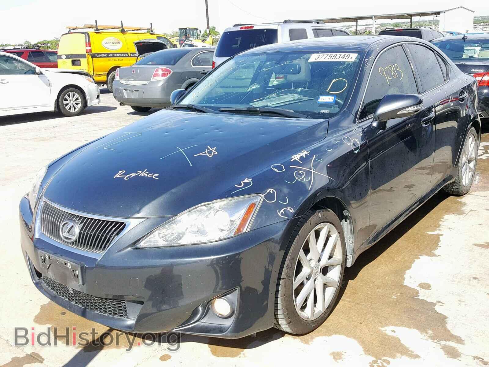2011 LEXUS IS 250 - VIN: JTHBF5C20B5137350 - Фото 2