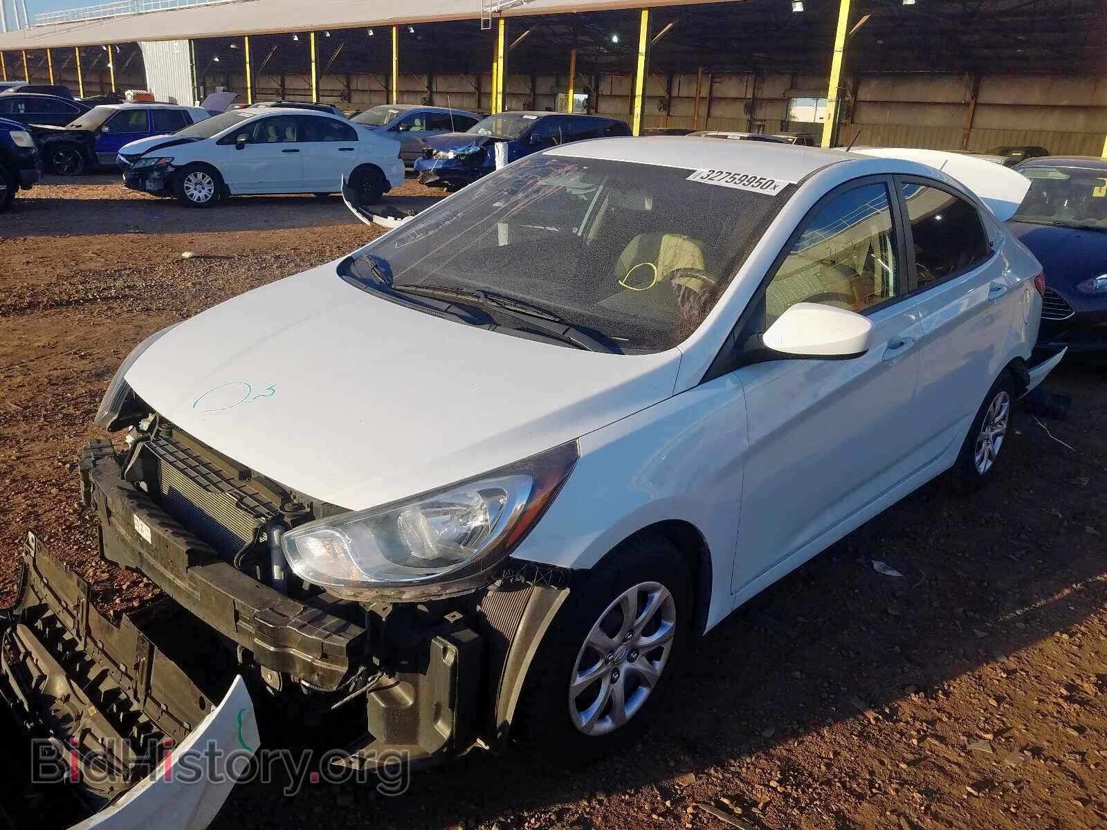 2014 HYUNDAI ACCENT - VIN: KMHCT4AEXEU607590 - Фото 2