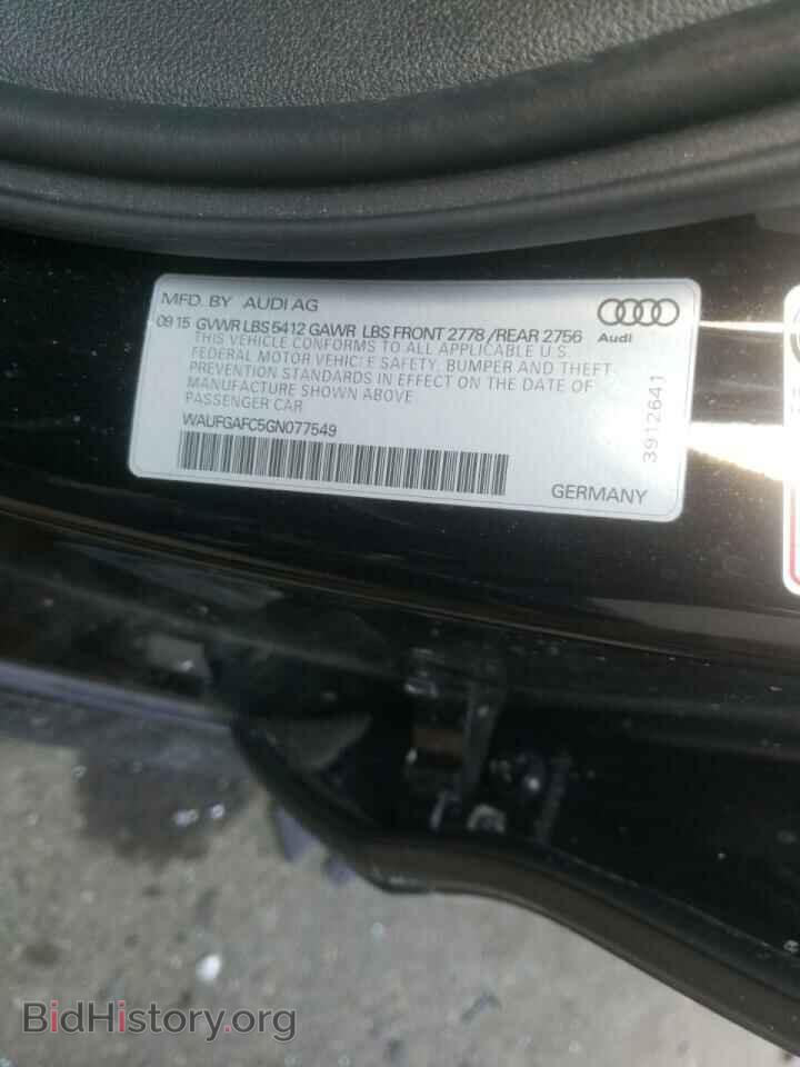 2016 AUDI A6 - VIN: WAUFGAFC5GN077549 - Фото 10