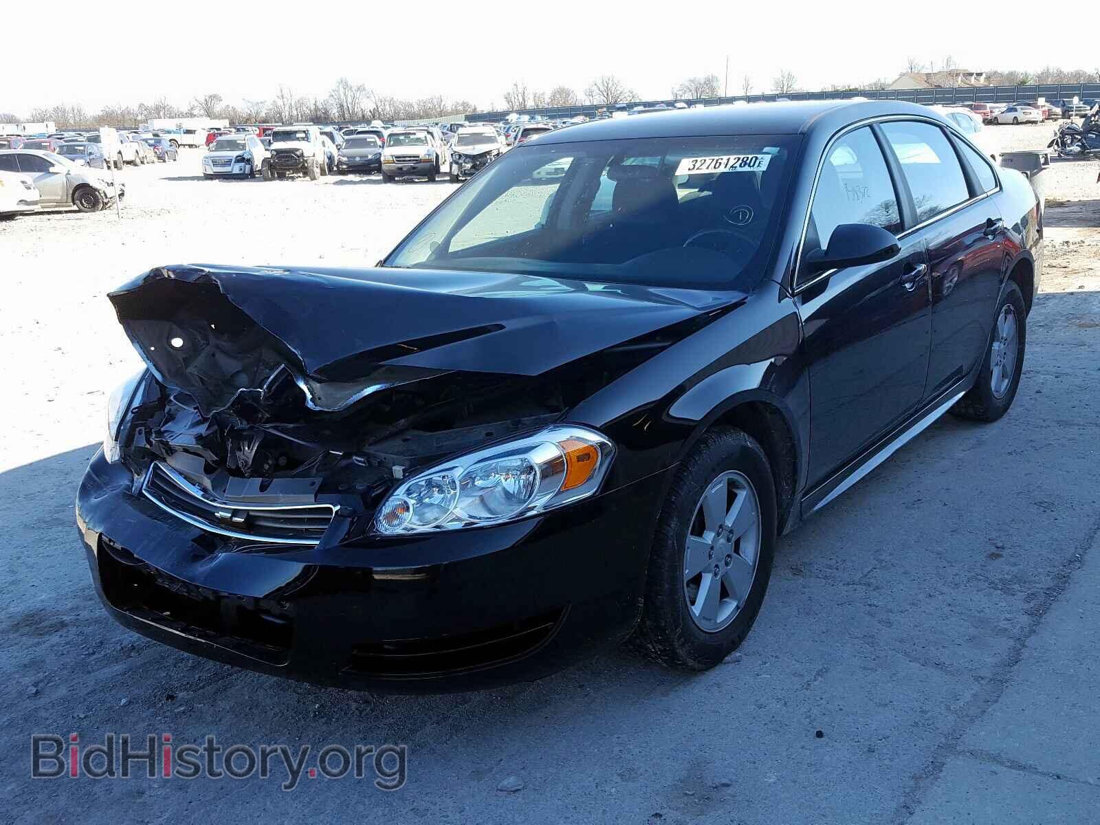 2010 CHEVROLET IMPALA - VIN: 2G1WB5EK8A1107162 - Фото 2