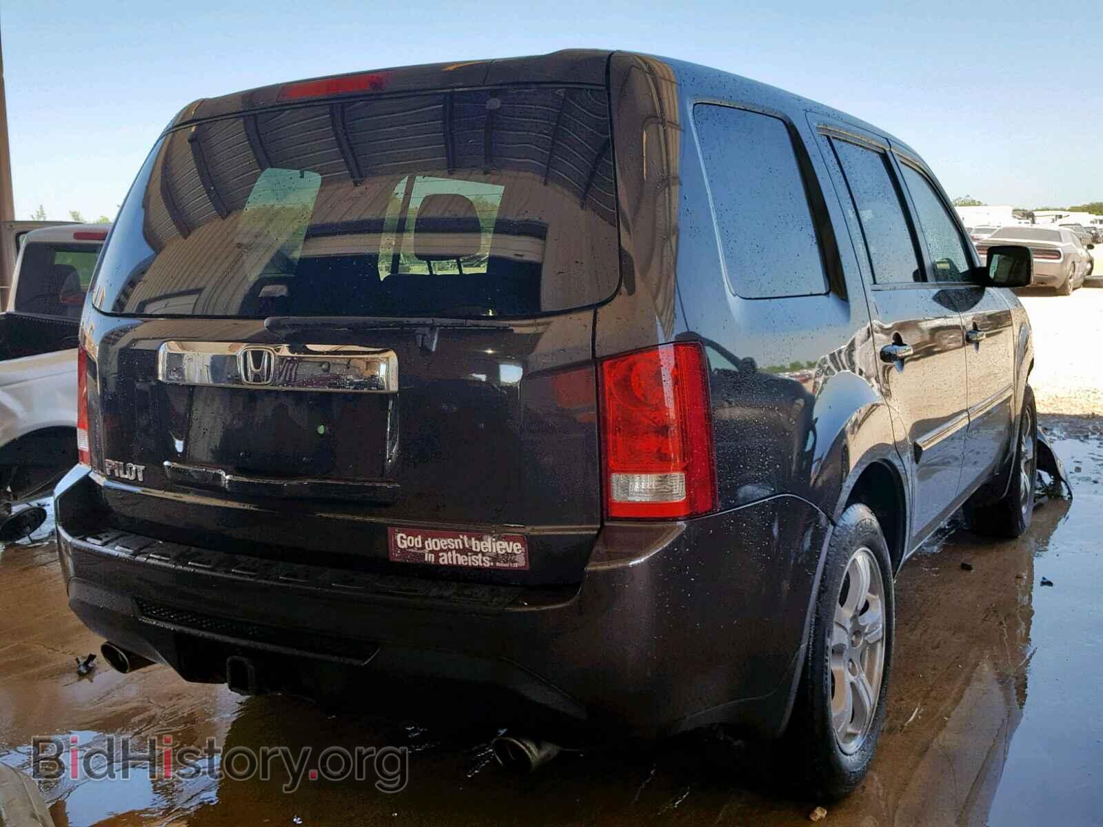 2012 HONDA PILOT EXL - VIN: 5FNYF3H57CB016298 - Photo 4