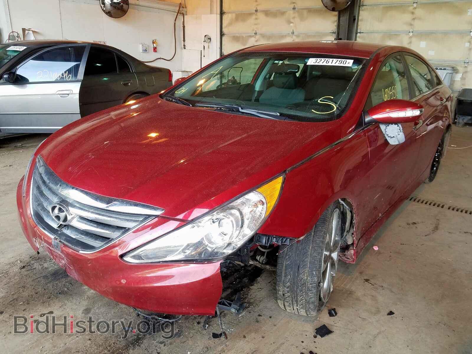 2014 HYUNDAI SONATA - VIN: 5NPEC4ACXEH849348 - Фото 2