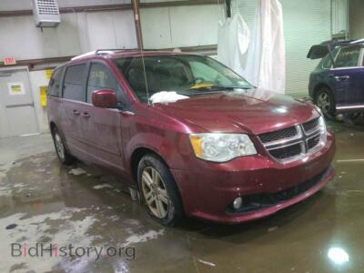 2011 Dodge CARAVAN, red — VIN 2D4RN5DG6BR669267, Copart